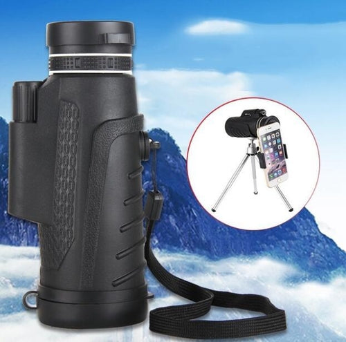Compatible with Apple, High Quality 40X60 HD Zoom Telephoto Monocular