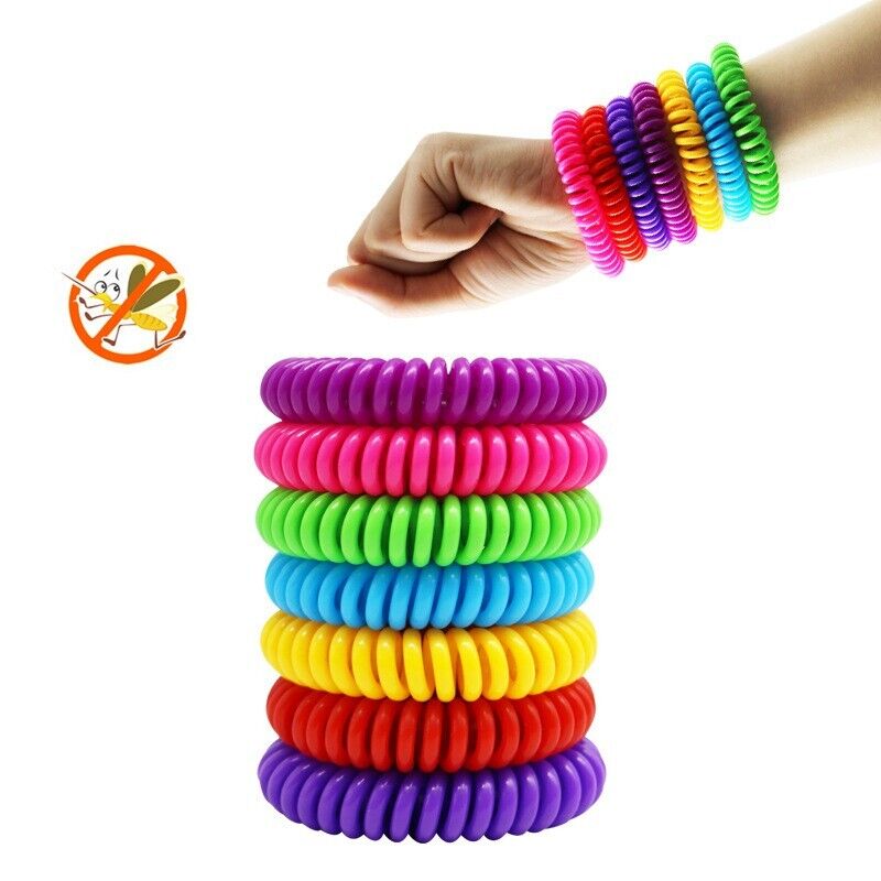 24 Pack Anti Bug Insect Pest Repellent Bracelet Wrist Band Natural