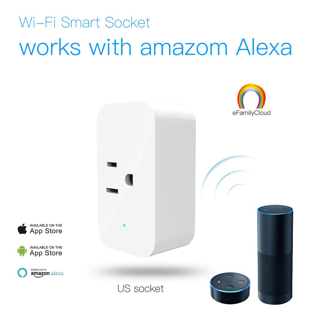 Intelligent plug wireless phone timed outlet US standards