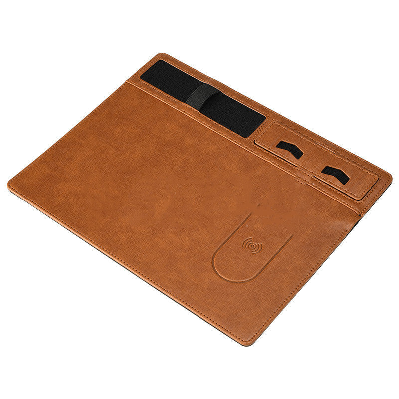 Versatile Smart Cordless Charging Mouse Mat Featuring Phone Stand