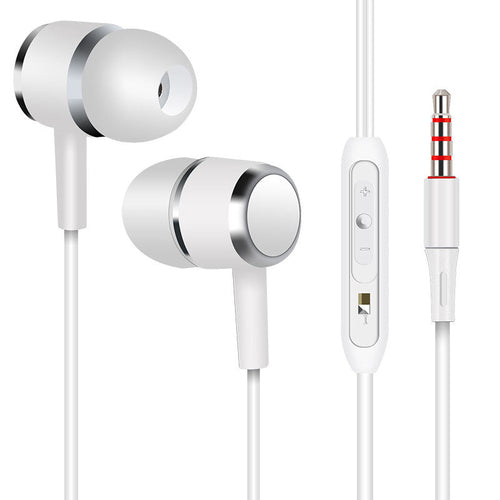Corded plastic earphones