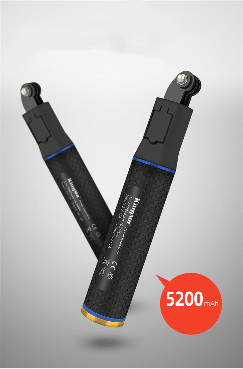 Portable Power Stick Action Cam Phone Charger Grip Handle