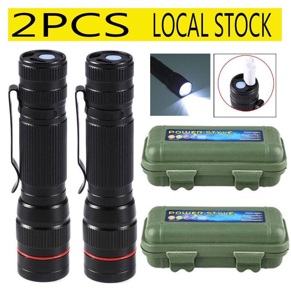 Rechargeable LED Torch with 3 Modes Zoomable Light USB Charging Gift