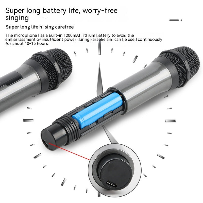 Portable Dual-Coil Wireless Home Mic System