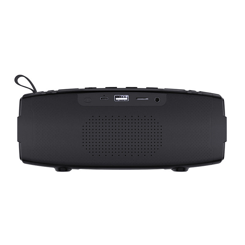 Water-resistant cordless audio device with bass