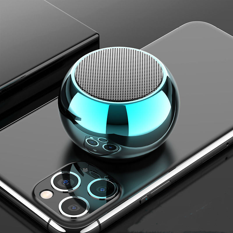 Compact wireless steel audio device
