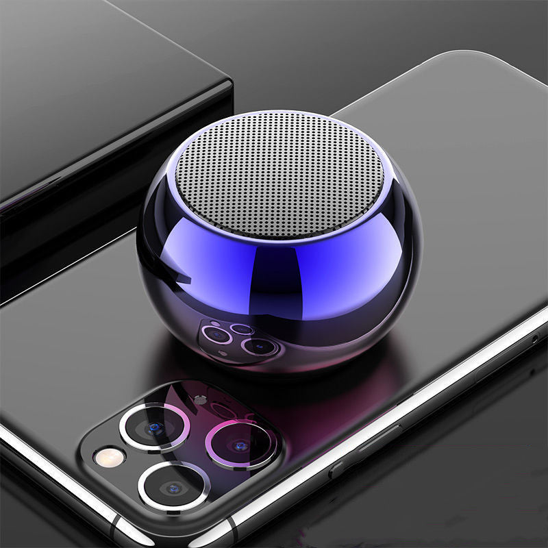 Compact wireless steel audio device