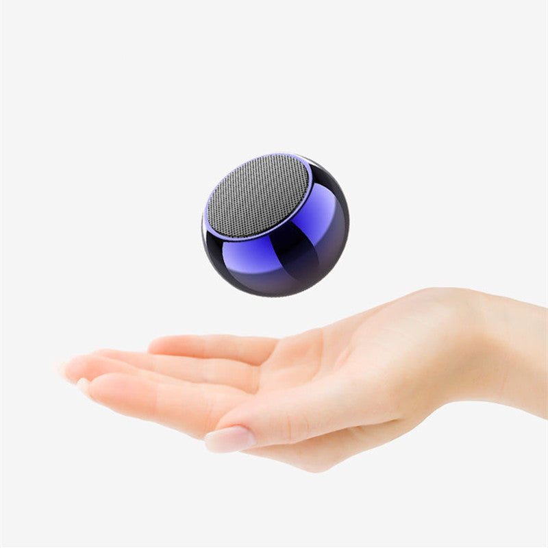 Compact wireless steel audio device
