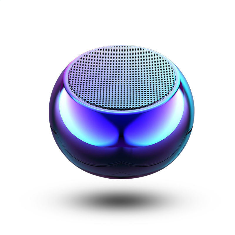 Compact wireless steel audio device