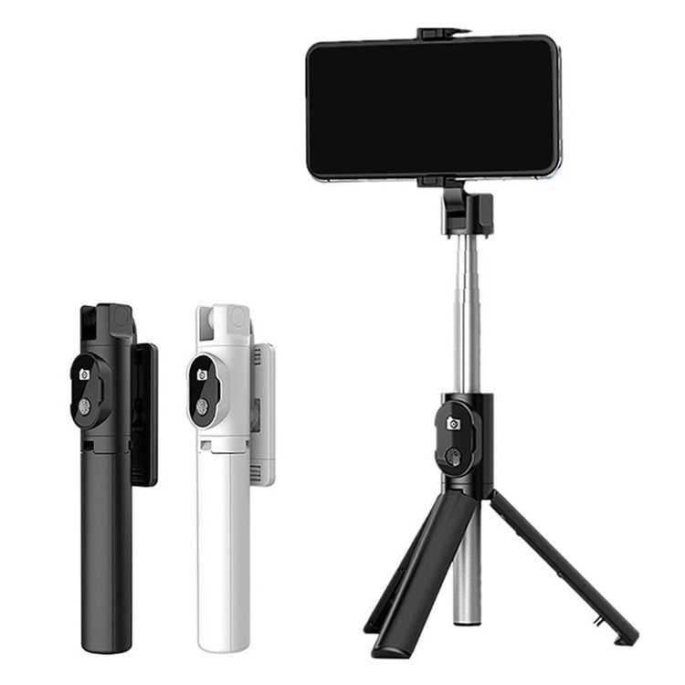 Universal with iOS, Wireless LED Selfie Stick with Built-in Stand for