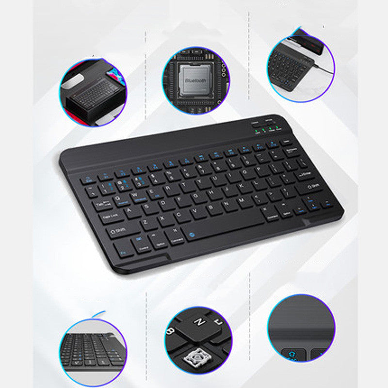Works with Apple, Ideal for Matepadipad Tablet Wireless PC Keyboard