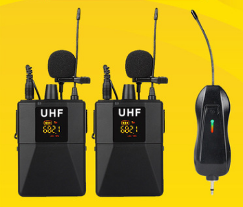 Tiny Honey Clip-On Cordless Mic