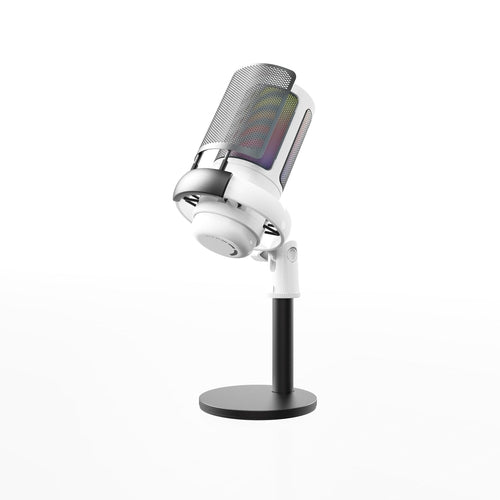 Vibrant RGB Streaming Condenser Mic with Cable