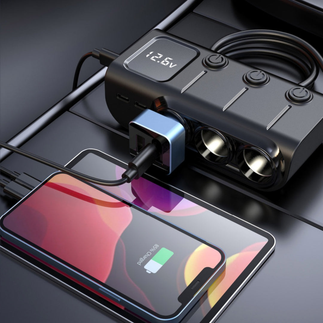 GC01 Triple USB Car Power Adapter
