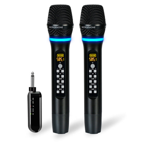 Variable Pitch With Echo High And Low Tuning Cordless Mic Single Dual