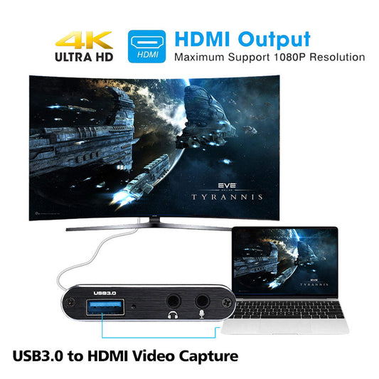 4K HDMI Video Grabber USB 3.0 1080P 60Fps Game Recorder