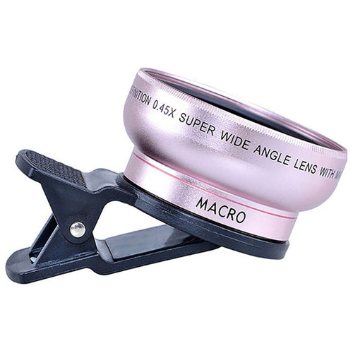 0.45X wide mobile lens with 12.5X macro external camera HD universal