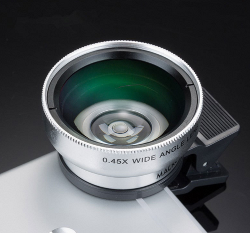 0.45X wide mobile lens with 12.5X macro external camera HD universal