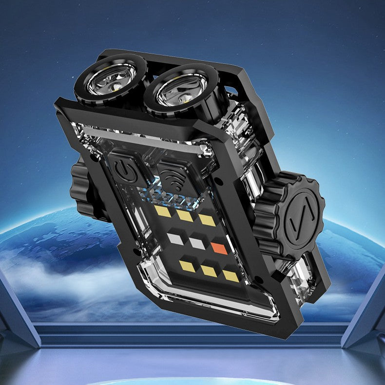 Compact Multi-Tool Keychain Flashlight with Extended Battery Life