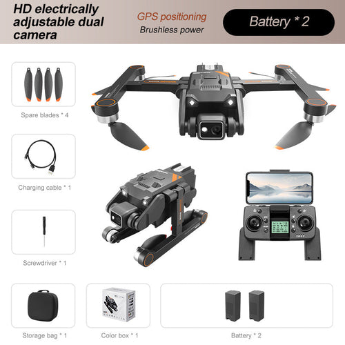 Drone Twin Lens Navigation Auto Return Collision Prevention