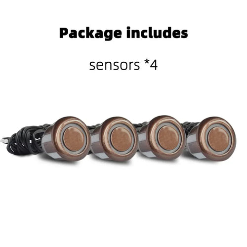 4PCS 22mm Ultrasonic Parking Sensors Reverse Backup Radar System