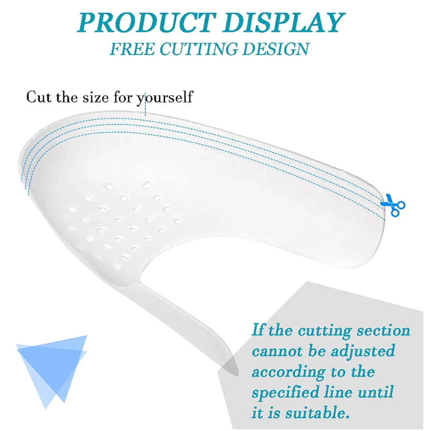 Pair Sneaker Shoe Anti Crease Protector Decreaser Toe Force Creasing