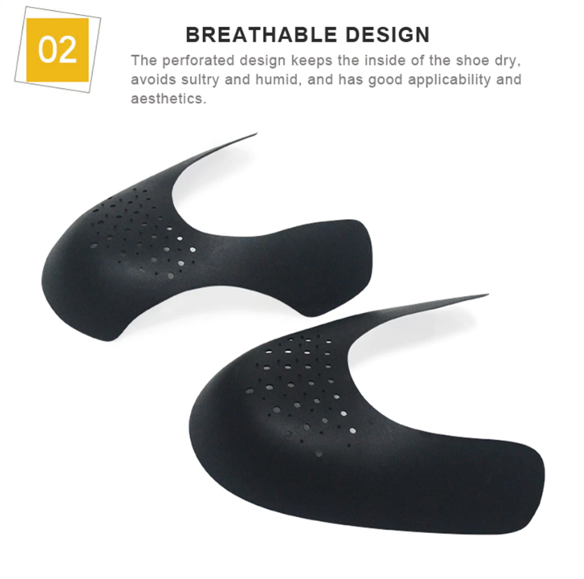 Pair Sneaker Shoe Anti Crease Protector Decreaser Toe Force Creasing