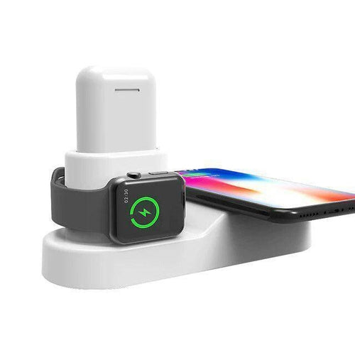 Compatible with Apple , W3 Wireless Charger Three in One Four in One