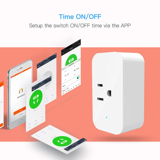 Intelligent plug wireless phone timed outlet US standards