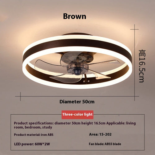 Invisible LED Ceiling Fan Lights for Bedroom and Living Room