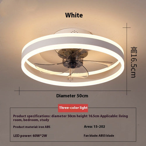 Invisible LED Ceiling Fan Lights for Bedroom and Living Room