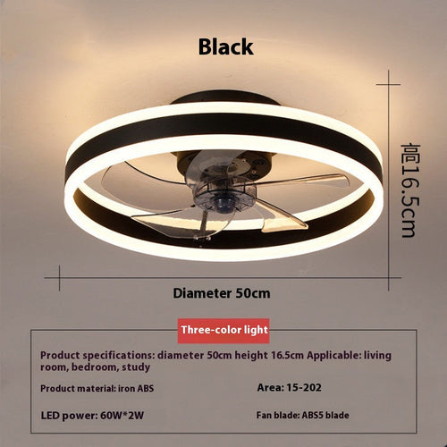 Invisible LED Ceiling Fan Lights for Bedroom and Living Room