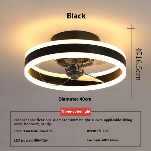 Invisible LED Ceiling Fan Lights for Bedroom and Living Room