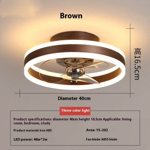 Invisible LED Ceiling Fan Lights for Bedroom and Living Room