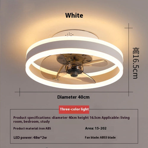 Invisible LED Ceiling Fan Lights for Bedroom and Living Room