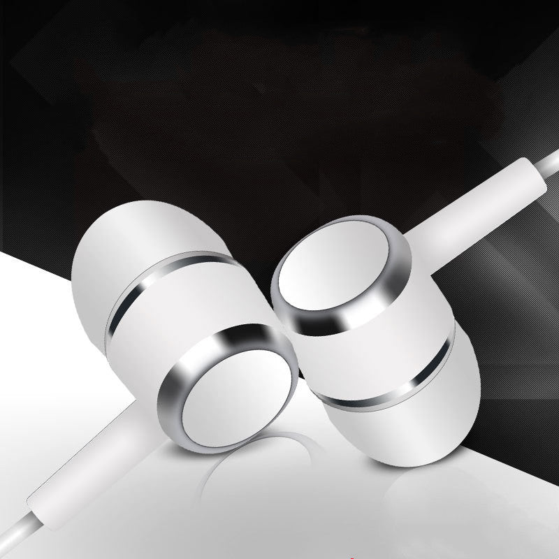 Corded plastic earphones