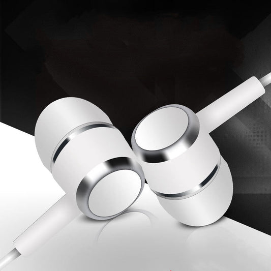 Corded plastic earphones