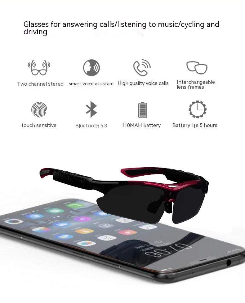 Wireless Audio Shades for Jogging and Fitness