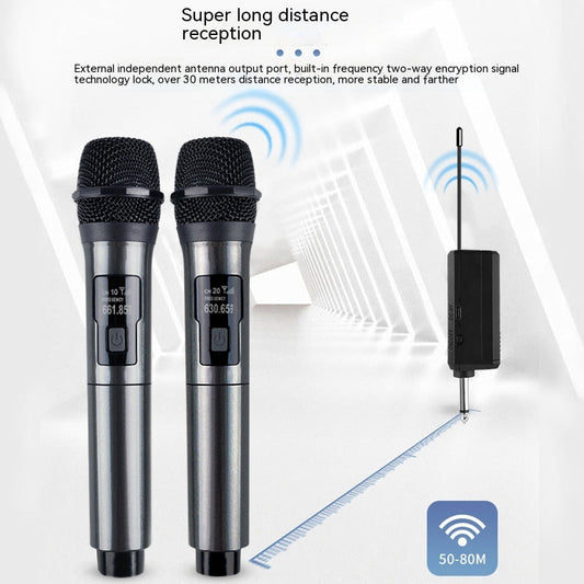 Portable Dual-Coil Wireless Home Mic System