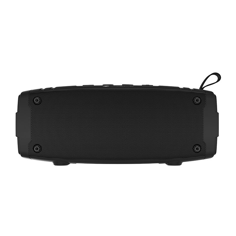 Water-resistant cordless audio device with bass