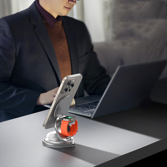 Multi-Function Foldable Magnetic Charging Dock