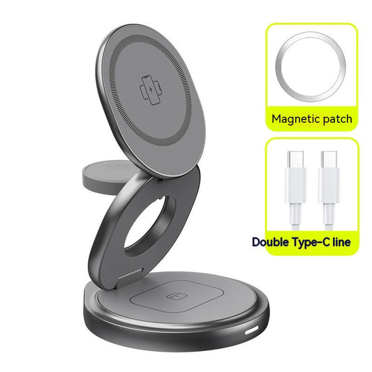 Multi-Function Foldable Magnetic Charging Dock