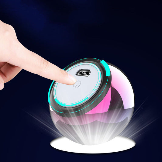 Compact wireless steel audio device