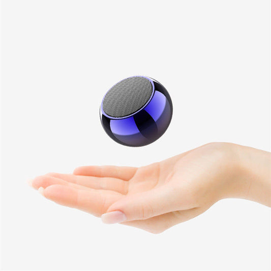 Compact wireless steel audio device