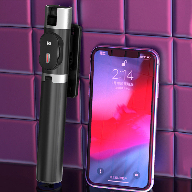 Universal with iOS, Wireless LED Selfie Stick with Built-in Stand for