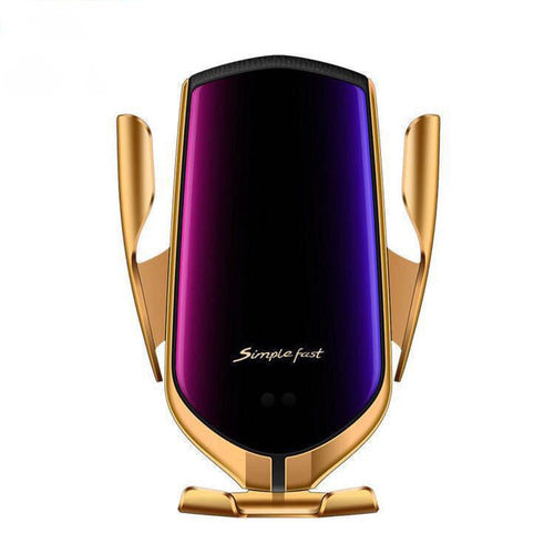 10W Auto Fast Wireless Charger with Phone Mount S5
