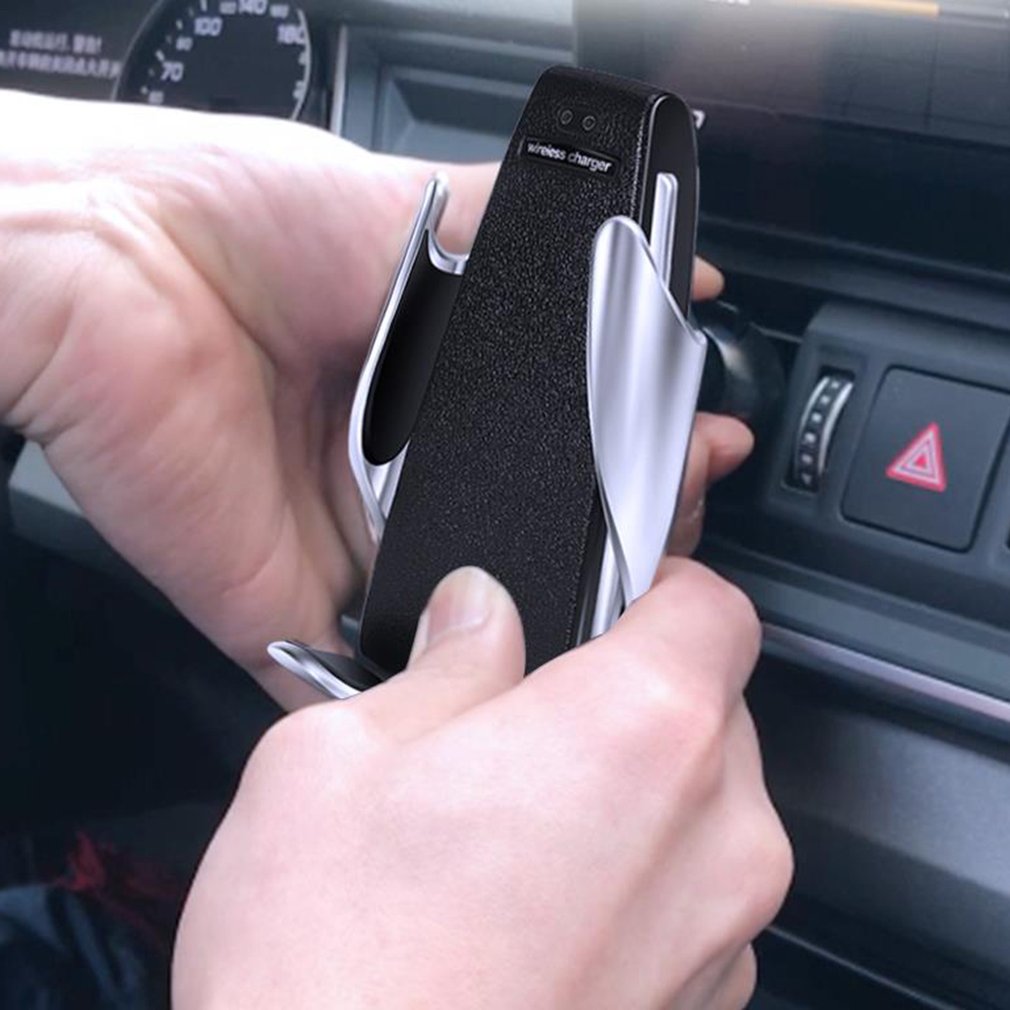 10W Auto Fast Wireless Charger with Phone Mount S5