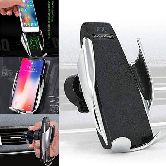 10W Auto Fast Wireless Charger with Phone Mount S5