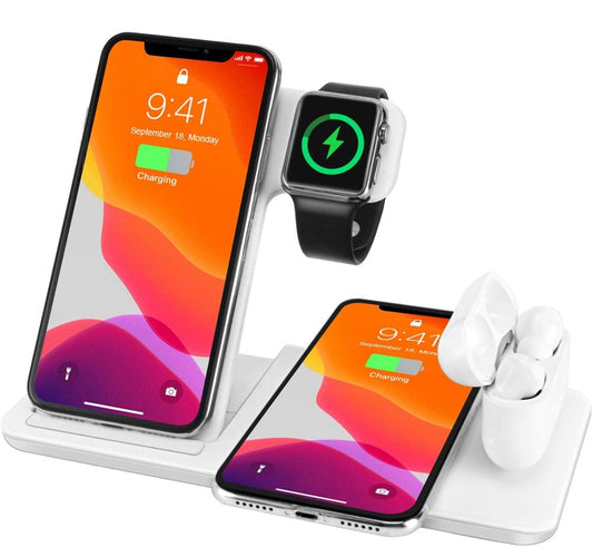 Multi 15W 4 Port Compact Wireless Charger