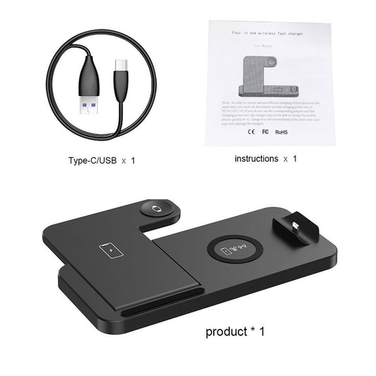 Multi 15W 4 Port Compact Wireless Charger